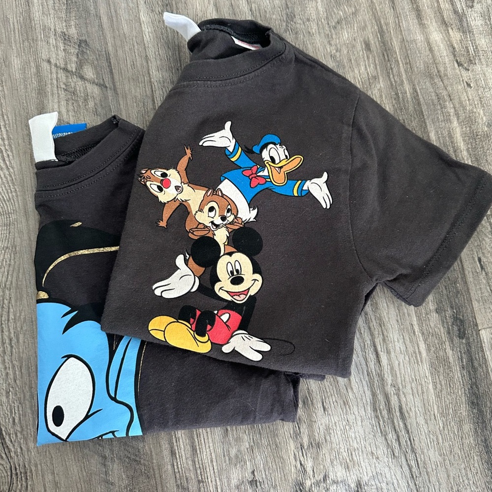 Two great condition Disney Zara shirts size 2-3 years